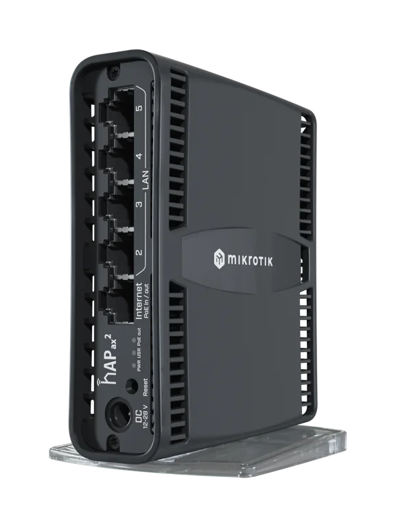 MikroTik hAP ax2 Wi-Fi 6 router สำหรับบ้านและสำนักงาน