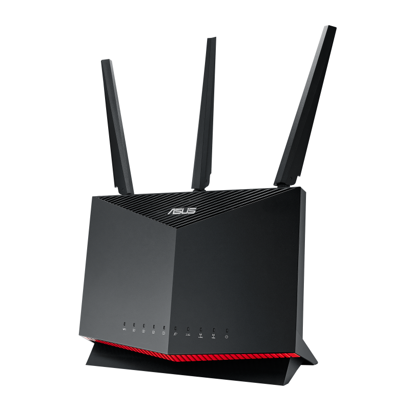 ASUS RT-AX86U Router Wi-Fi 6 AX5700 สำหรับเกมเมอร์และการใช้งานประสิทธิภาพสูง