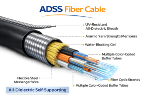ADSS Fiber Optic Cable