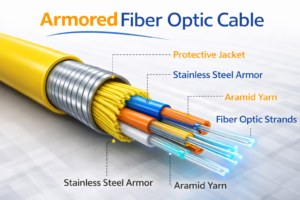Armored Fiber Optic Cable