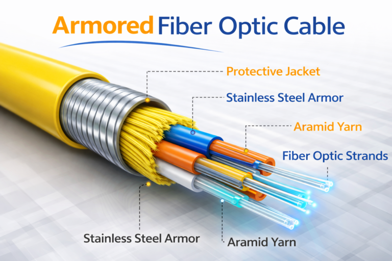 Armored Fiber Optic Cable