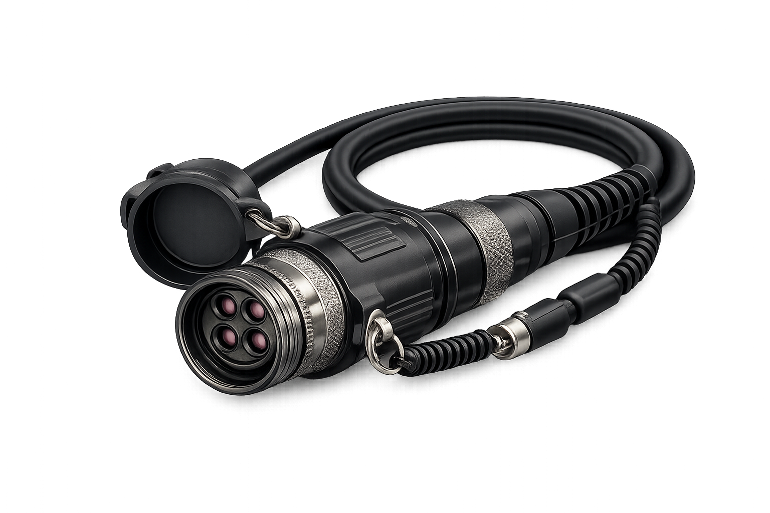 Expanded Beam Fiber Optic Connector