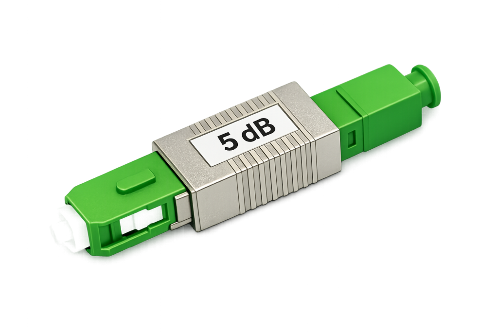 Fiber Optic Attenuator 5dB SC APC Connector