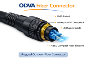 ODVA fiber optic connector IP68 outdoor industrial fiber connector