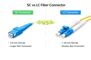 SC vs LC Fiber Connector Comparison