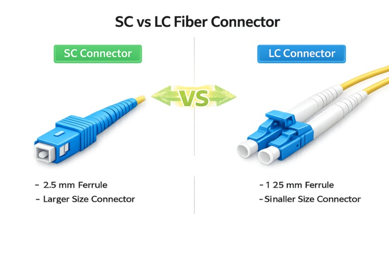 SC vs LC Fiber Connector Comparison